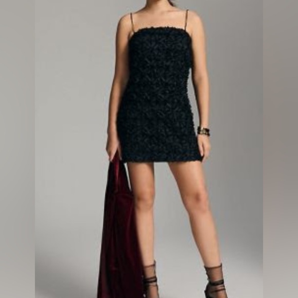 Anthropology black dress